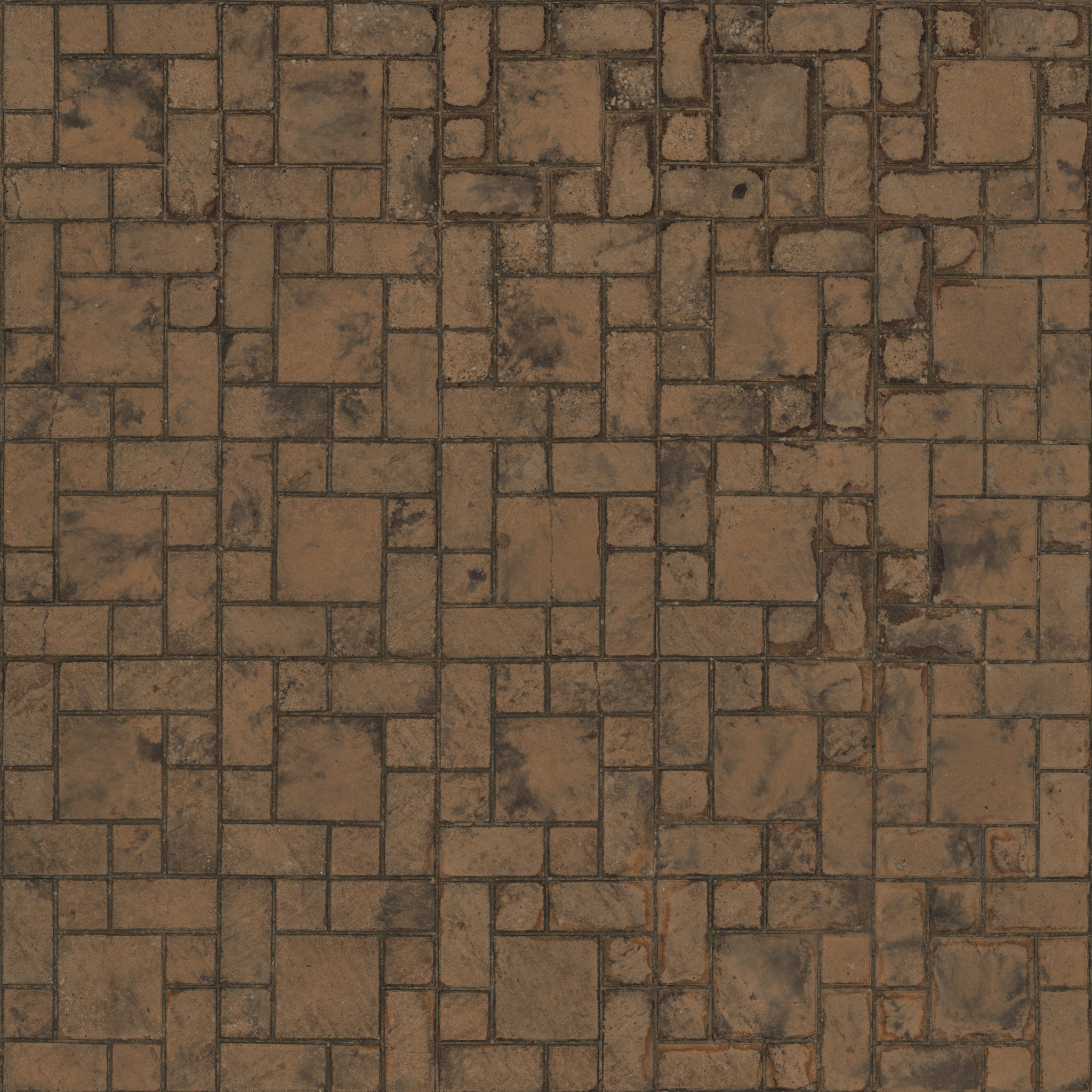 Patterned Brick Floor 03