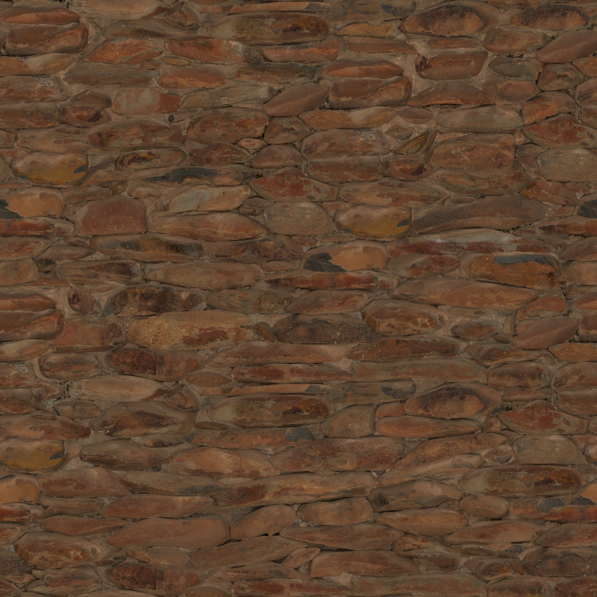 Stacked Stone Wall