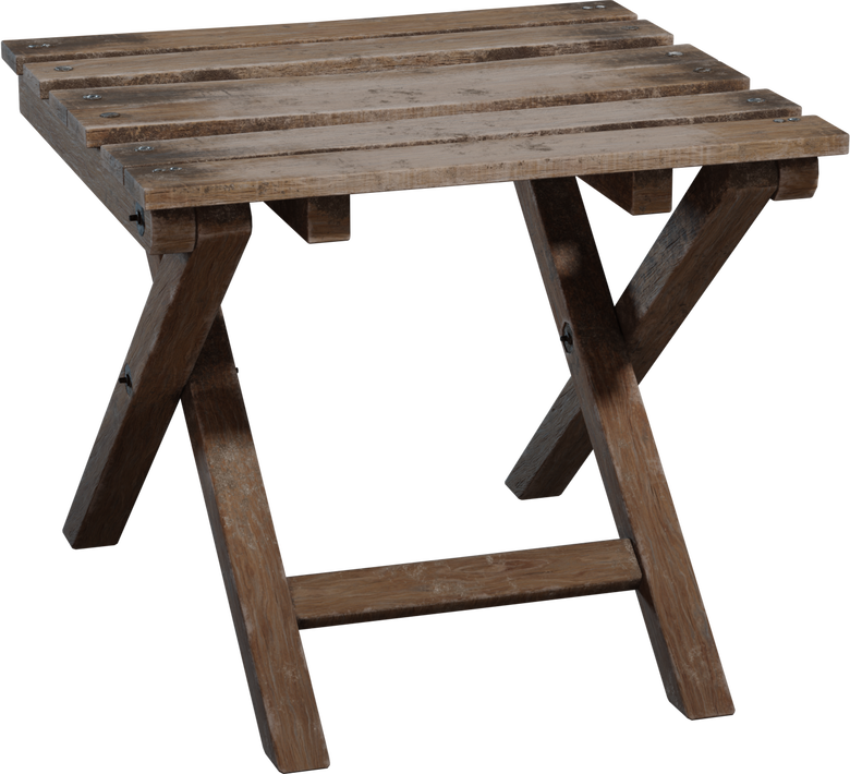Folding Wooden Stool