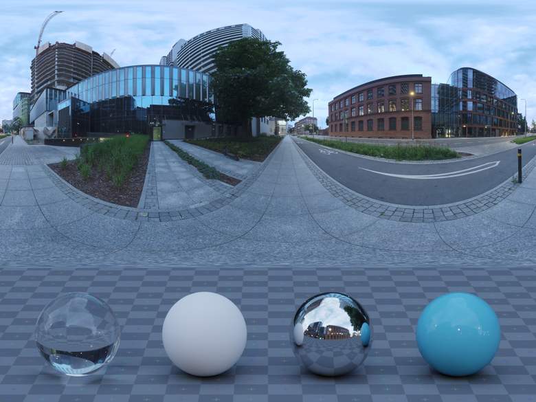 Modern Evening Street