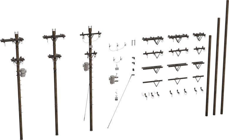 Modular Electricity Poles