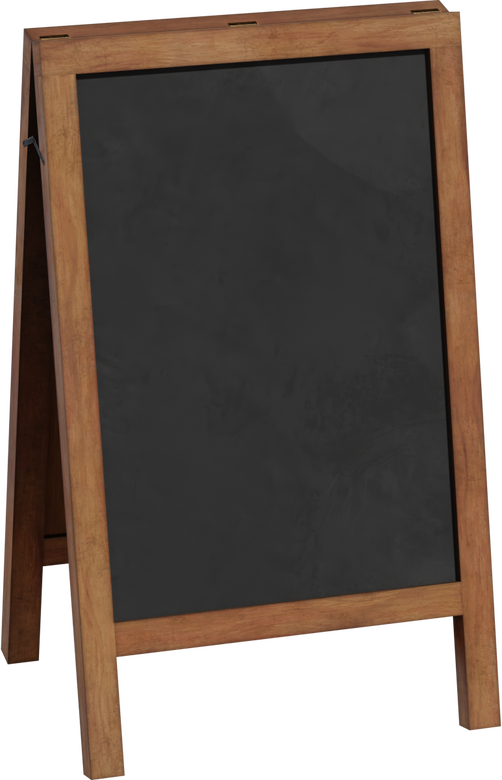 Standing Chalkboard 01