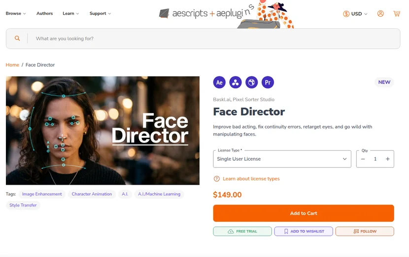 After Effects Plugin Face Director — Making Facial Expression Changes This Easy in Videos